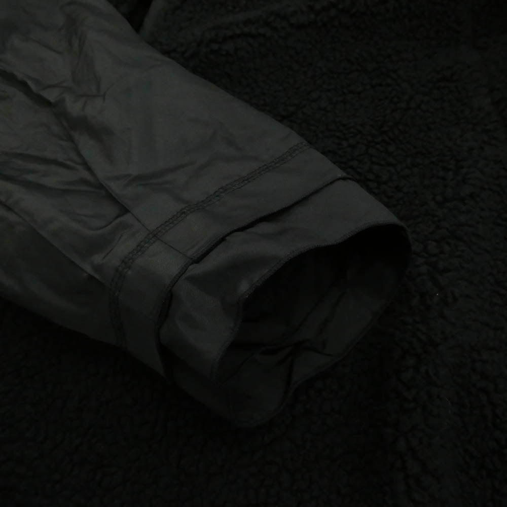 エイココンドウ ライナー付き ベルトデザイン ナイロン コート ブラック系 42【中古】