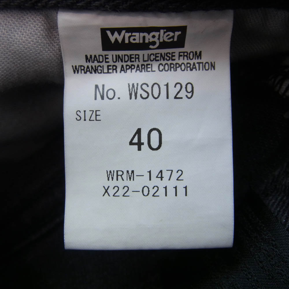 N.HOOLYWOOD エヌハリウッド WS0129 Wrangler ラングラー デニムパンツ ブラック系 40【中古】