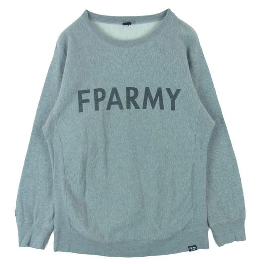 FORTY PERCENT AGAINST RIGHTS FPAR フォーティー パーセント アゲインスト ライツ FPARMY クルーネック スウェットシャツ スウェット トレーナー グレー系 3【中古】