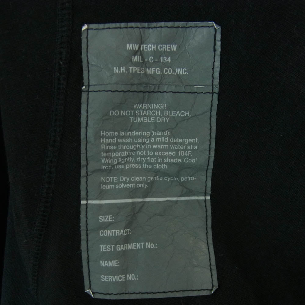 N.HOOLYWOOD エヌハリウッド 9251-CS04-014 TEST PRODUCT EXCHANGE SERVICE CREWNECK LONG SLEEVE 長袖 Tシャツ ブラック系 42【中古】