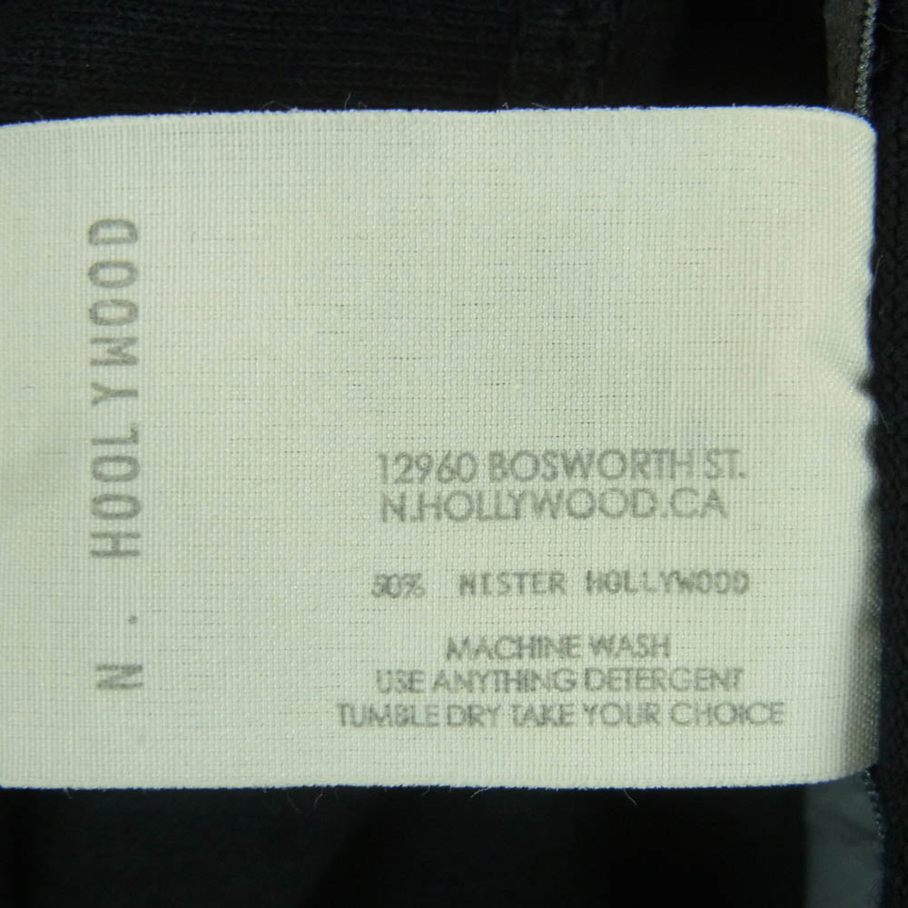N.HOOLYWOOD エヌハリウッド 9251-CS04-014 TEST PRODUCT EXCHANGE SERVICE CREWNECK LONG SLEEVE 長袖 Tシャツ ブラック系 42【中古】