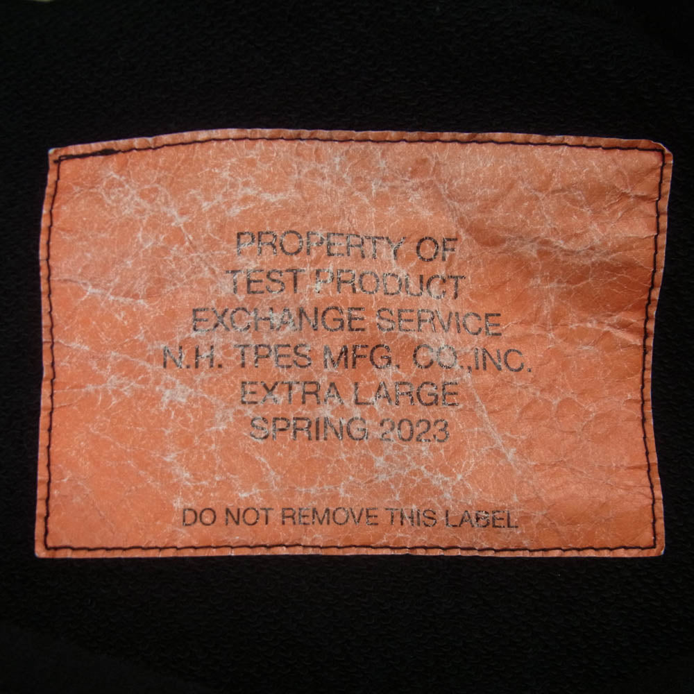 N.HOOLYWOOD エヌハリウッド 23SS 9231-CS02-060 TEST PRODUCT EXCHANGE SERVICE HOODIE フーディー パーカー ブラック系 42【中古】