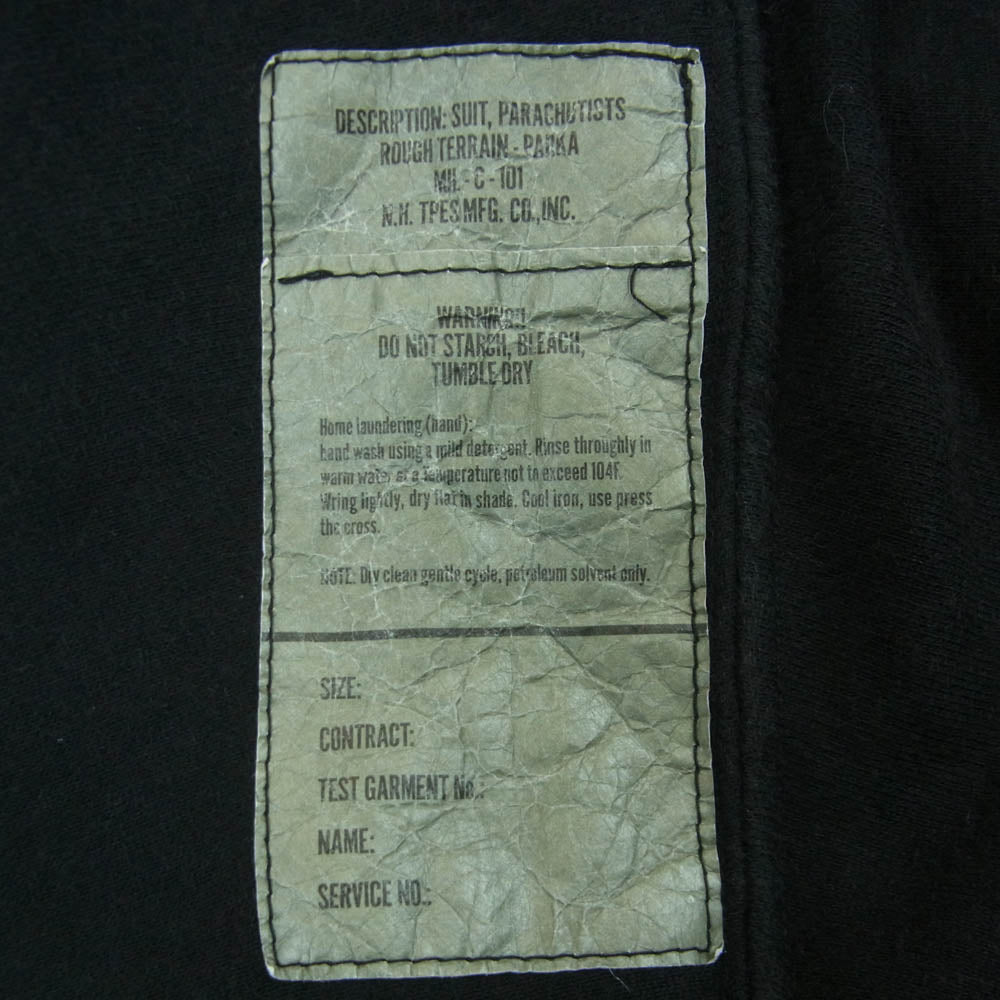 N.HOOLYWOOD エヌハリウッド 23SS 9231-CS02-060 TEST PRODUCT EXCHANGE SERVICE HOODIE フーディー パーカー ブラック系 42【中古】