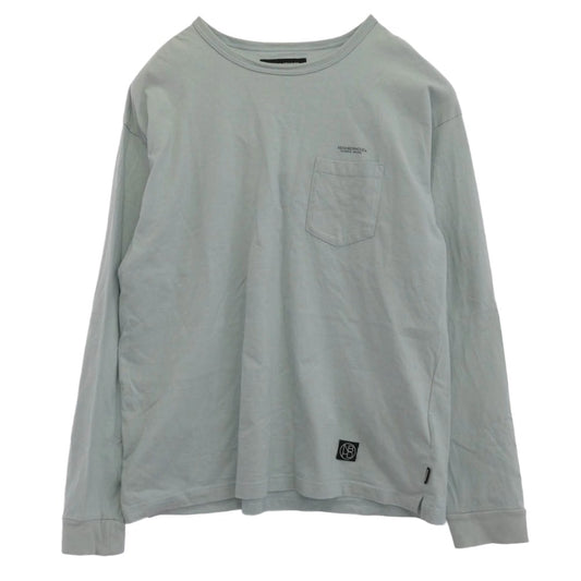 NEIGHBORHOOD ネイバーフッド 221OKNH-CSM01 CLASSIC P/C CREW.LS ロングスリーブ 長袖 Tシャツ ライトグリーン系 XL【中古】