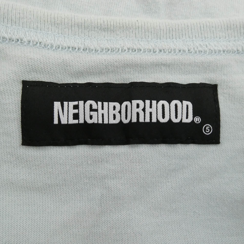 NEIGHBORHOOD ネイバーフッド 221OKNH-CSM01 CLASSIC P/C CREW.LS ロングスリーブ 長袖 Tシャツ ライトグリーン系 XL【中古】