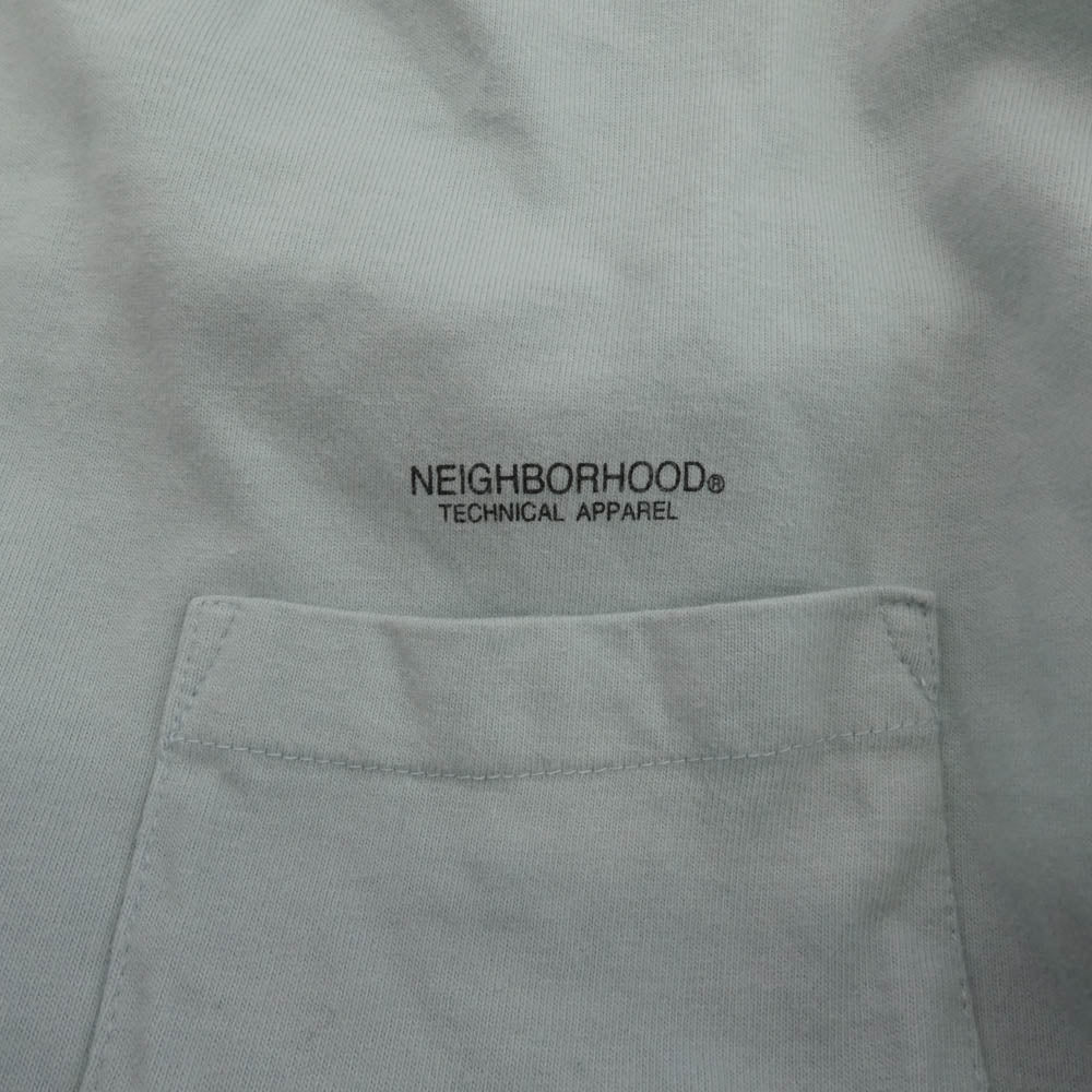 NEIGHBORHOOD ネイバーフッド 221OKNH-CSM01 CLASSIC P/C CREW.LS ロングスリーブ 長袖 Tシャツ ライトグリーン系 XL【中古】