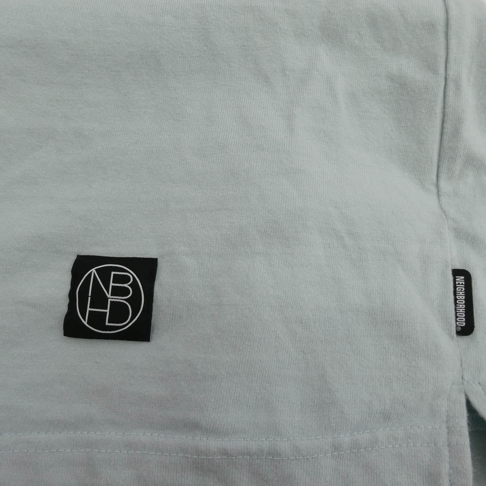 NEIGHBORHOOD ネイバーフッド 221OKNH-CSM01 CLASSIC P/C CREW.LS ロングスリーブ 長袖 Tシャツ ライトグリーン系 XL【中古】