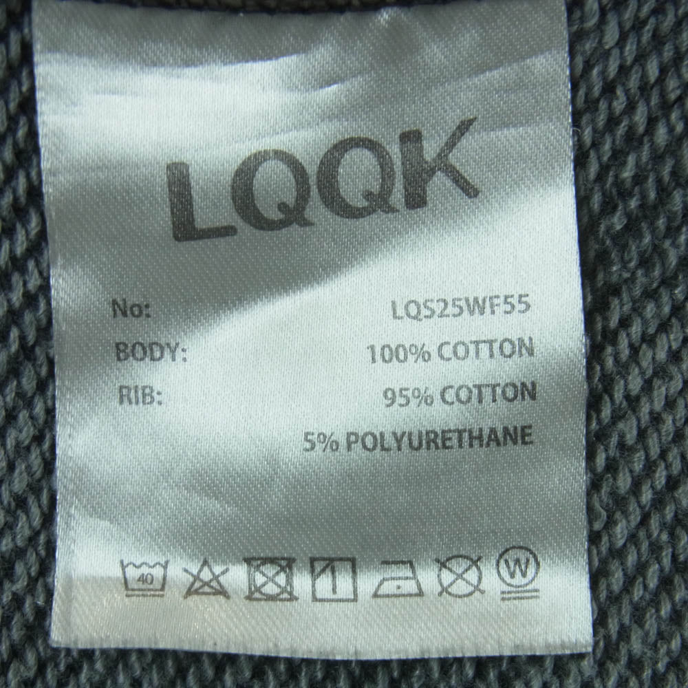 ルックスタジオ 25SS LQS25WF55 WASHED FLEECE SWEAT PANTS コットン スウェット パンツ グレー系 XL【中古】