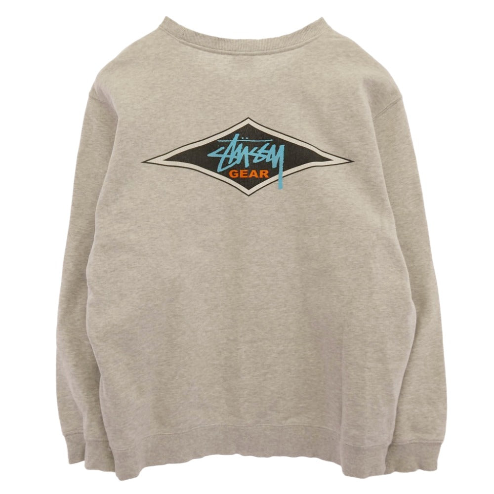 STUSSY ステューシー 19AW Stussy Gear クルーネック スウェットシャツ スウェット グレー系 XL【中古】