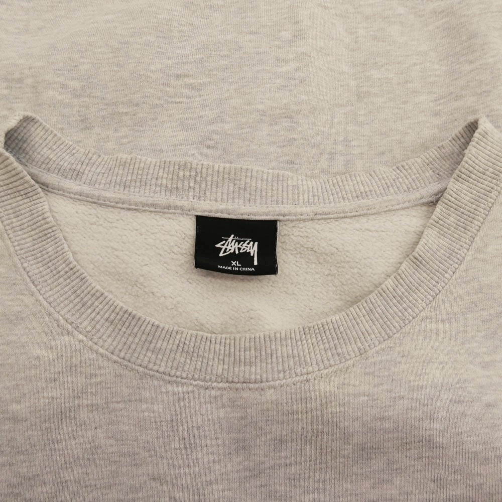 STUSSY ステューシー 19AW Stussy Gear クルーネック スウェットシャツ スウェット グレー系 XL【中古】