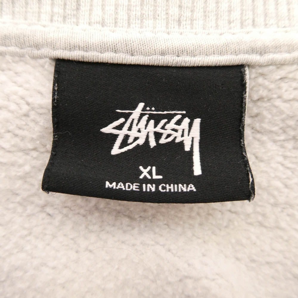STUSSY ステューシー 19AW Stussy Gear クルーネック スウェットシャツ スウェット グレー系 XL【中古】