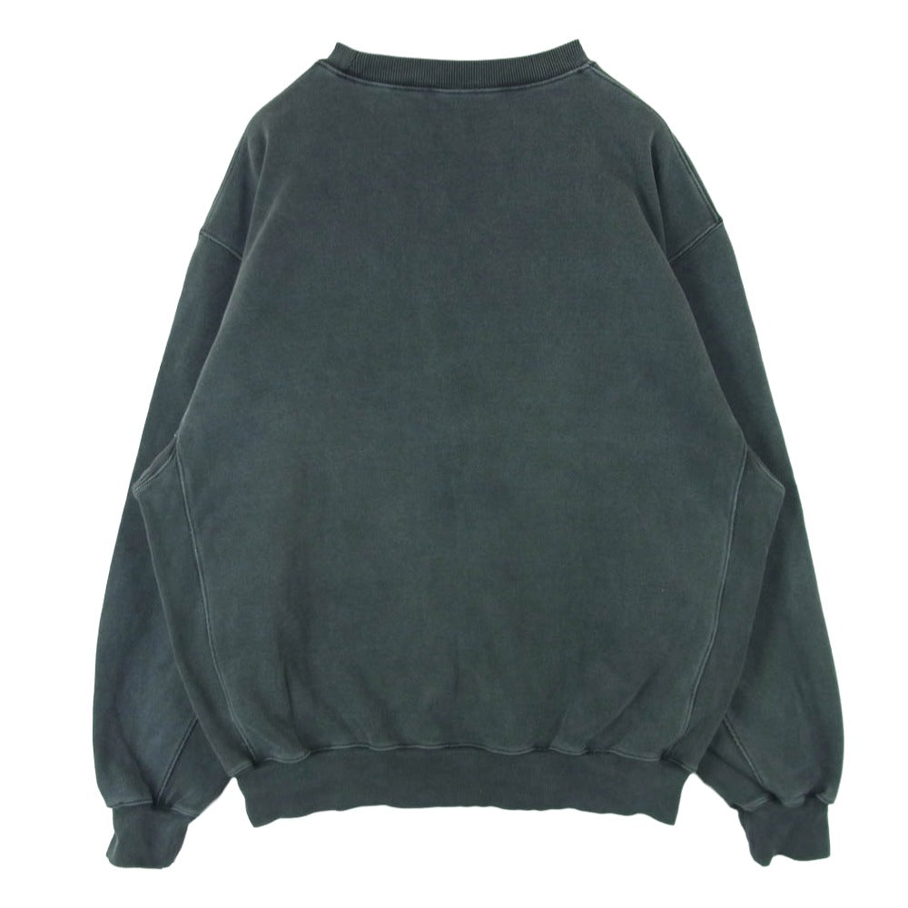 ルックスタジオ LQS25WF54 WASHED FLEECE CREW NECK クルーネック スウェット トレーナー グレー系 XL【中古】