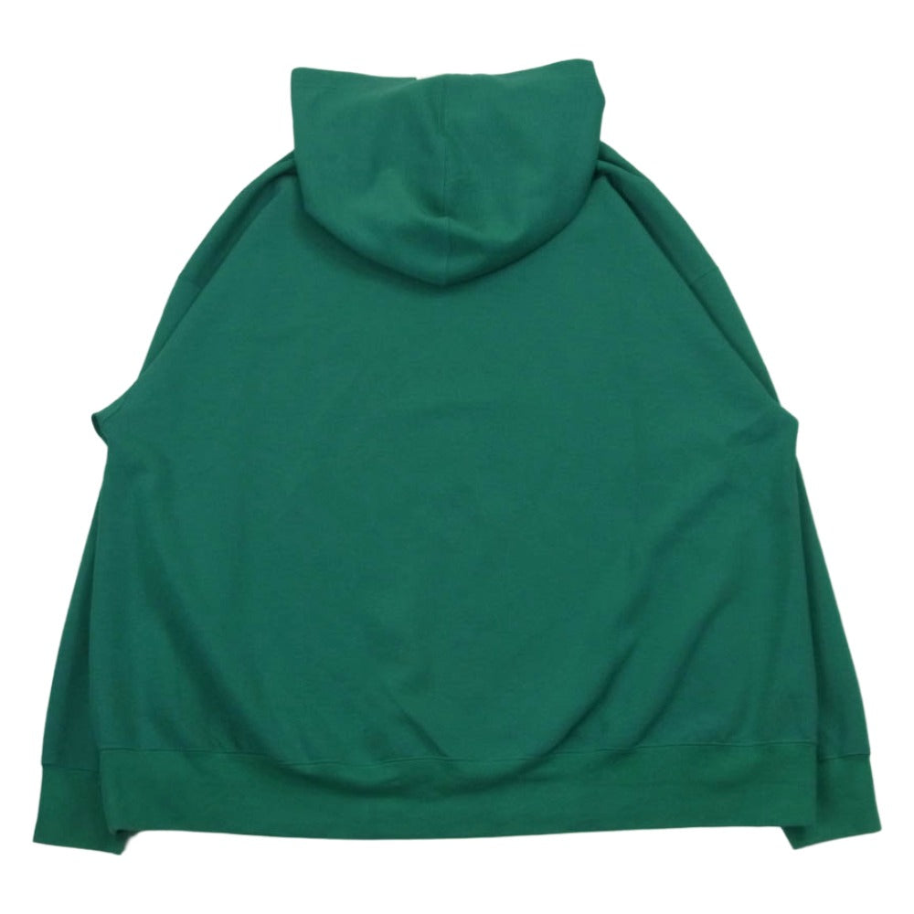 N.HOOLYWOOD エヌハリウッド 2231-CS90-067 COMPILE HOODED SWEATSHIRTS プルオーバー スウェット シャツ パーカー グリーン系 42【中古】
