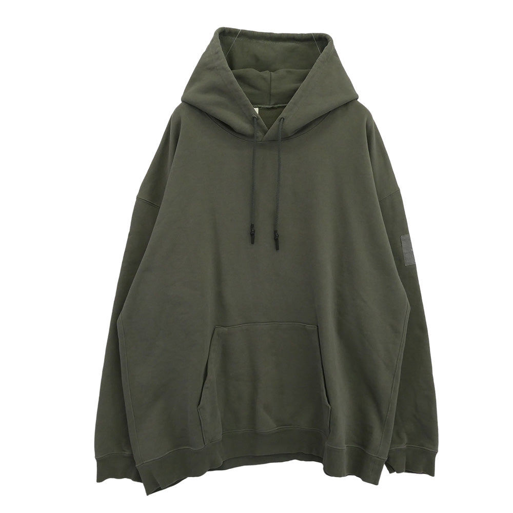 N.HOOLYWOOD エヌハリウッド 25SS 9251-CS80 TEST PRODUCT EXCHANGE SERVICE HOODED SWEATSHIRT フーデッド スウェットシャツ パーカー カーキ系 42【中古】