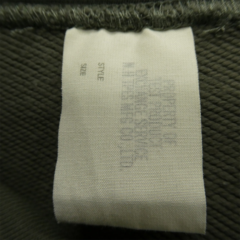 N.HOOLYWOOD エヌハリウッド 25SS 9251-CS80 TEST PRODUCT EXCHANGE SERVICE HOODED SWEATSHIRT フーデッド スウェットシャツ パーカー カーキ系 42【中古】