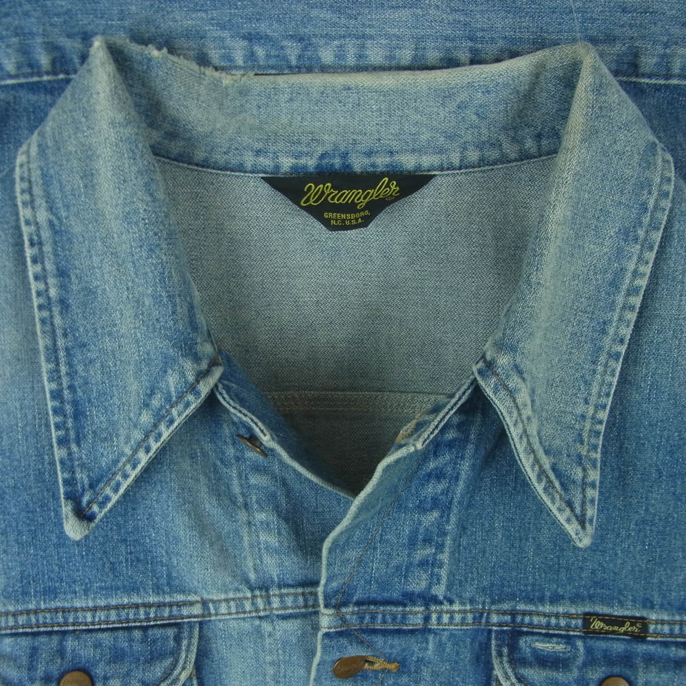 N.HOOLYWOOD エヌハリウッド WS9355 WRANGLER ラングラー 126MJDENIM JACKET デニム ジャケット インディゴブルー系 40【中古】