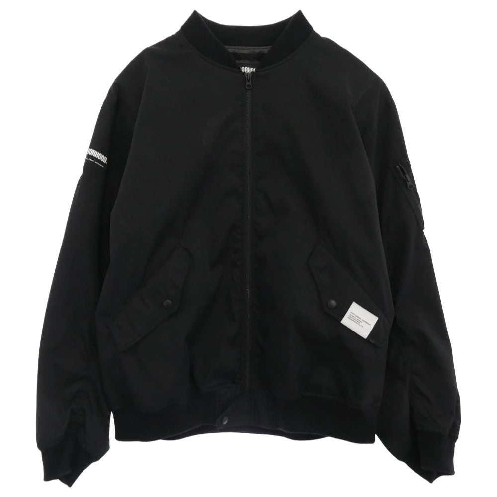 NEIGHBORHOOD ネイバーフッド 23SS 231TSNH-JKM06 L-2 FLIGHT JACKET フライトジャケット ジャケット ブラック系 XL【中古】