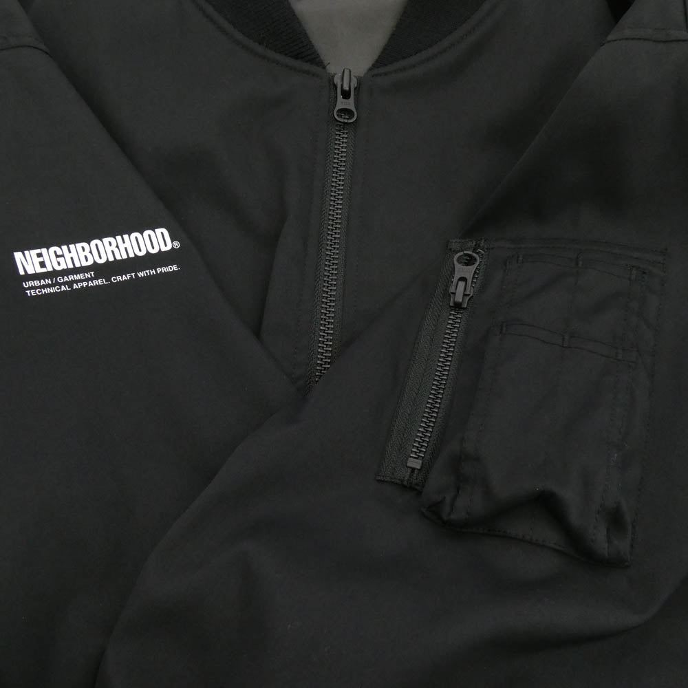 NEIGHBORHOOD ネイバーフッド 23SS 231TSNH-JKM06 L-2 FLIGHT JACKET フライトジャケット ジャケット ブラック系 XL【中古】