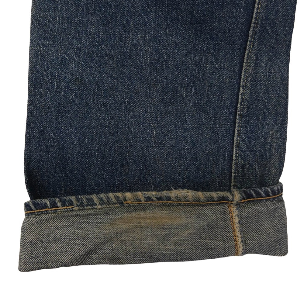 WAREHOUSE ウエアハウス 革パッチ XXタイプ セルビッチ デニムパンツ ブルー系 36【中古】