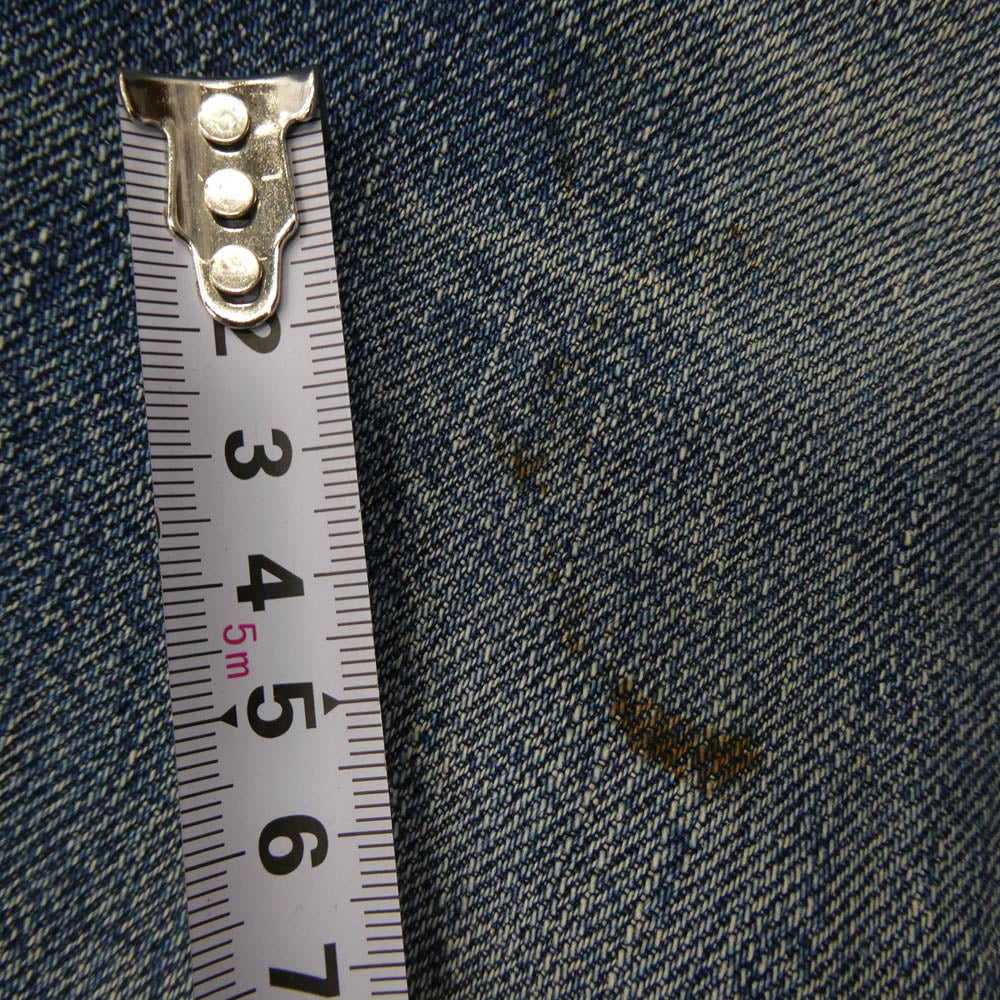 WAREHOUSE ウエアハウス 革パッチ XXタイプ セルビッチ デニムパンツ ブルー系 36【中古】