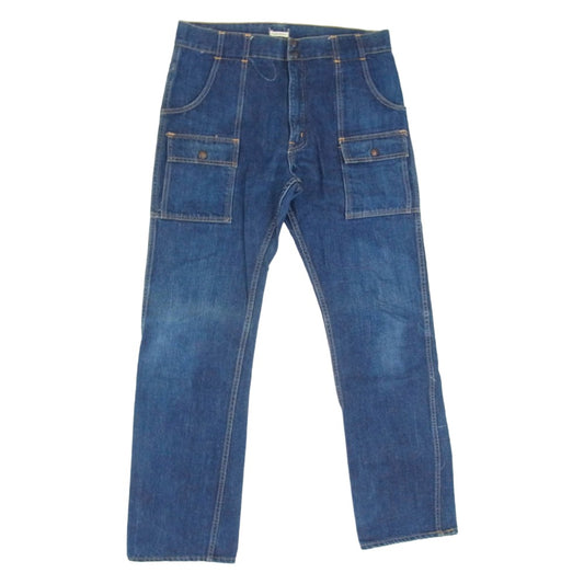 ダブルワークス デニム ブッシュパンツ インディゴブルー系 36【中古】