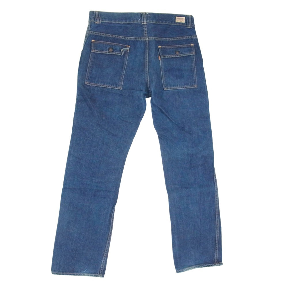 ダブルワークス デニム ブッシュパンツ インディゴブルー系 36【中古】