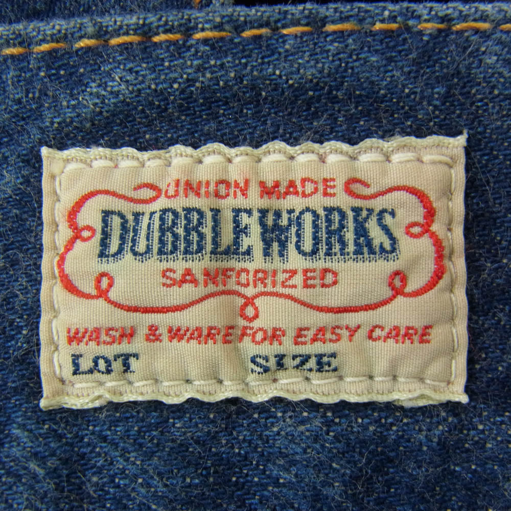 ダブルワークス デニム ブッシュパンツ インディゴブルー系 36【中古】