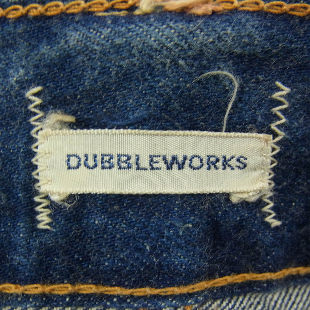 ダブルワークス デニム ブッシュパンツ インディゴブルー系 36【中古】
