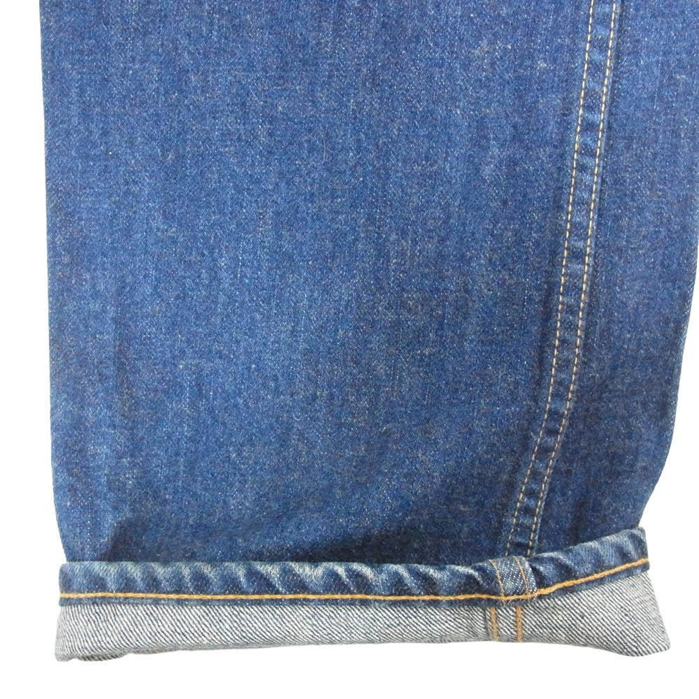 ダブルワークス デニム ブッシュパンツ インディゴブルー系 36【中古】