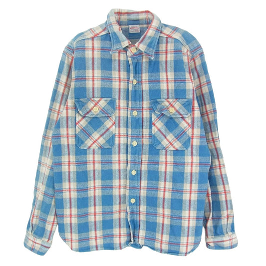 WAREHOUSE ウエアハウス ヘビーウェイト フランネルシャツ マルチカラー系 L【中古】