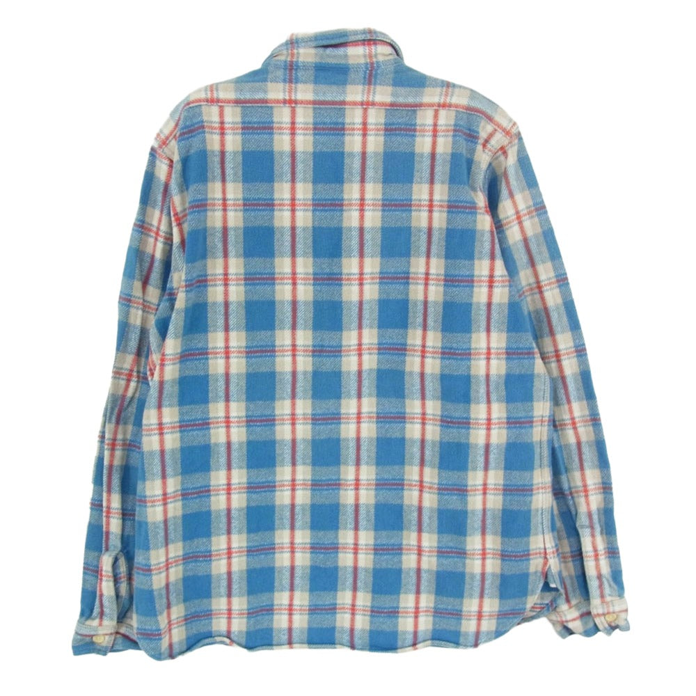 WAREHOUSE ウエアハウス ヘビーウェイト フランネルシャツ マルチカラー系 L【中古】