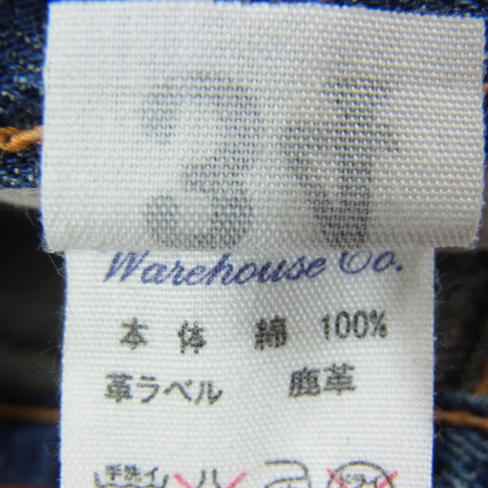WAREHOUSE ウエアハウス Lot 900 ストレート デニムパンツ インディゴブルー系 34【中古】