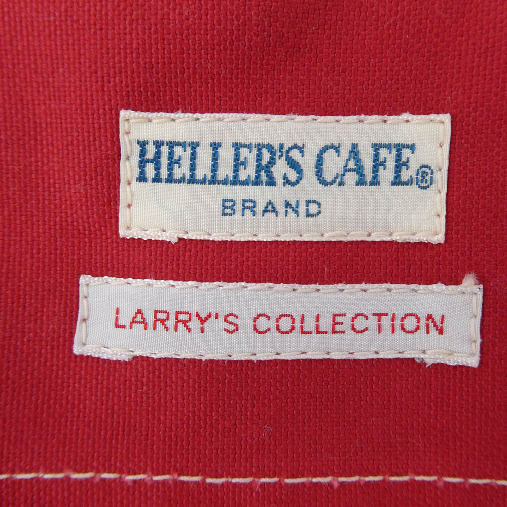HELLER'S CAF ヘラーズカフェ LARRY'S COLLECTION バッグポケット ハンティングベスト レッド系 40【中古】