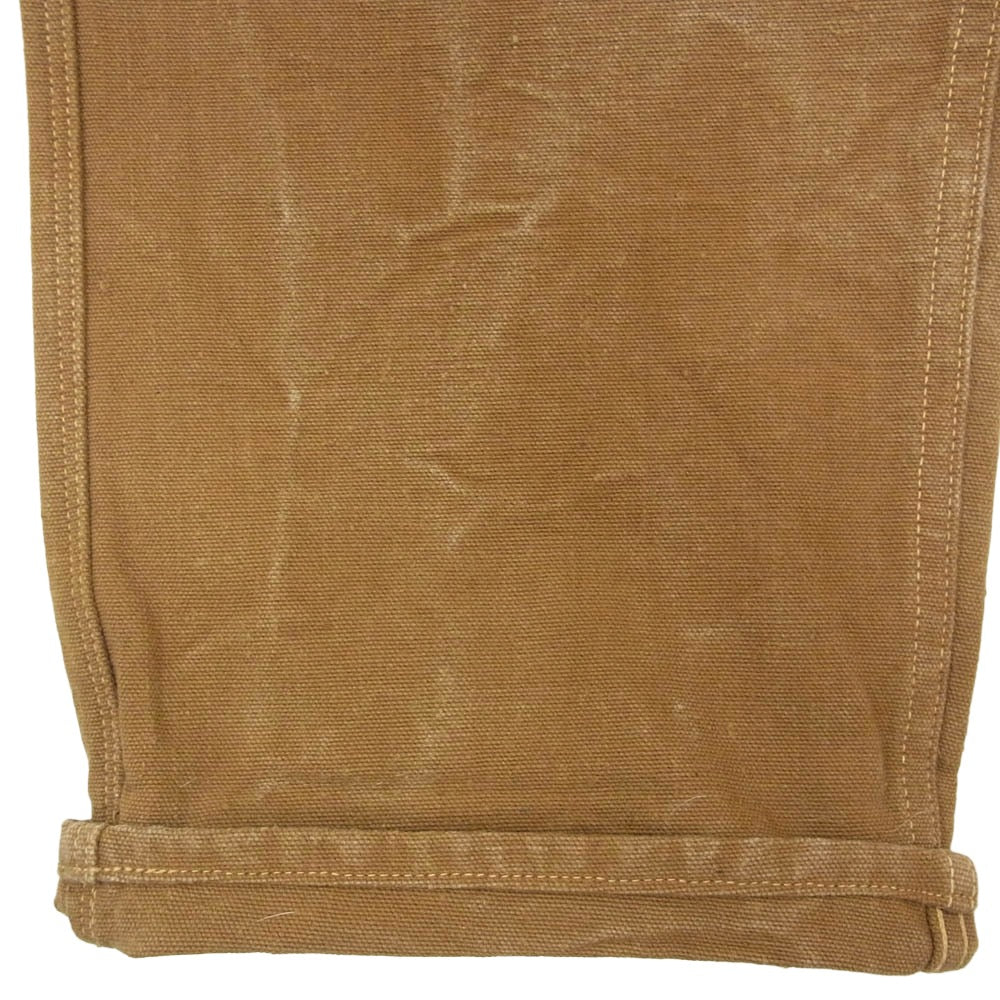 WAREHOUSE ウエアハウス HELLER'S CAF? LARRY'S COLLECTION ダック ワーク パンツ ブラウン系 33【中古】