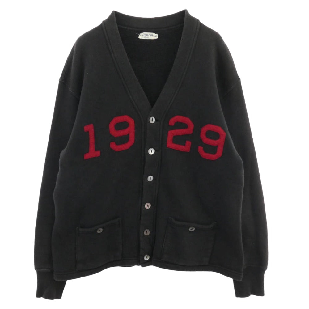 WAREHOUSE ウエアハウス HELLER'S CAFE ヘラーズカフェ スウェット カーディガン ダークグレー系 40【中古】