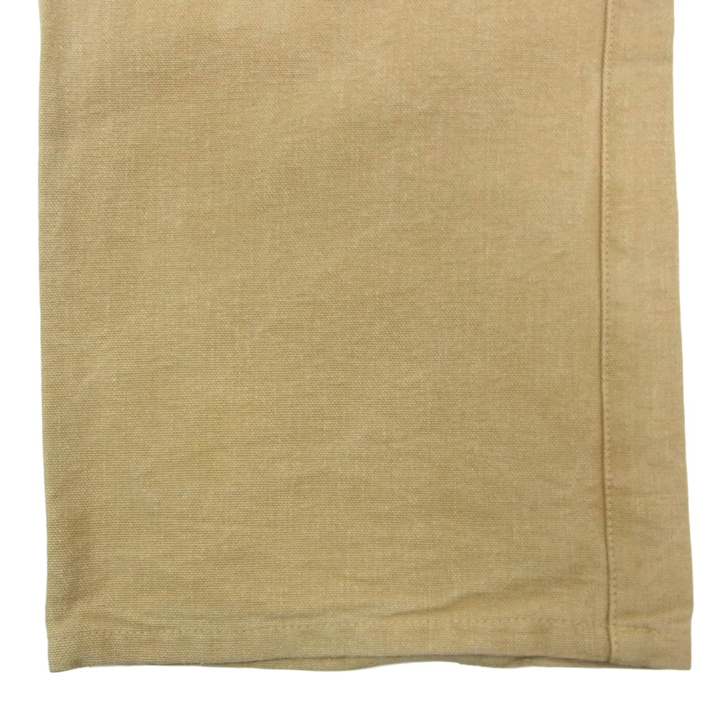 WAREHOUSE ウエアハウス DUCK DIGGER ダックディガー サスペンダーボタン シンチバック ワークパンツ ベージュ系 34【中古】