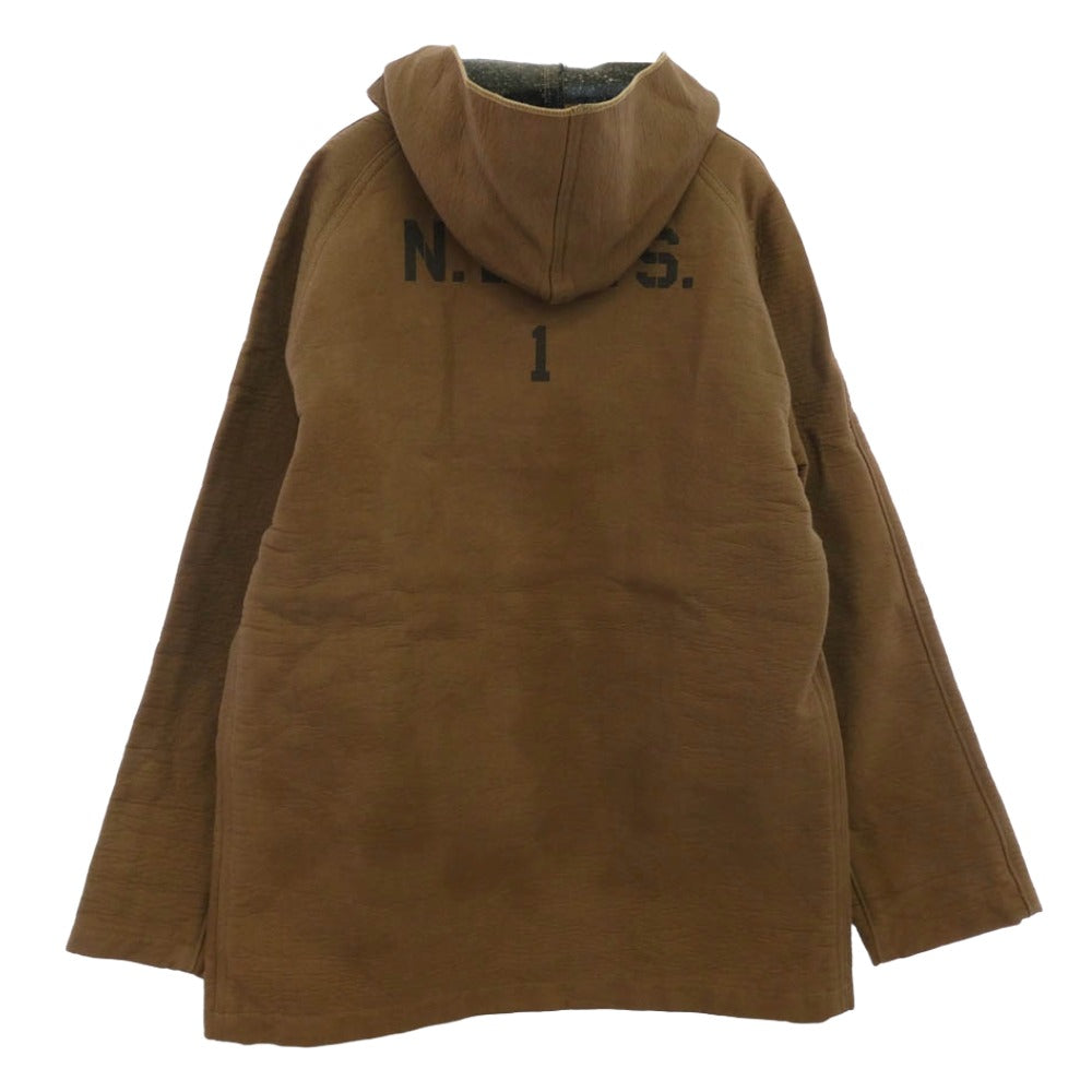 WAREHOUSE ウエアハウス DUCK DIGGER ダックディガー Bonding Liier Sideline Coat ボンディング ライナー サイドライン コート ブラウン系 40【中古】