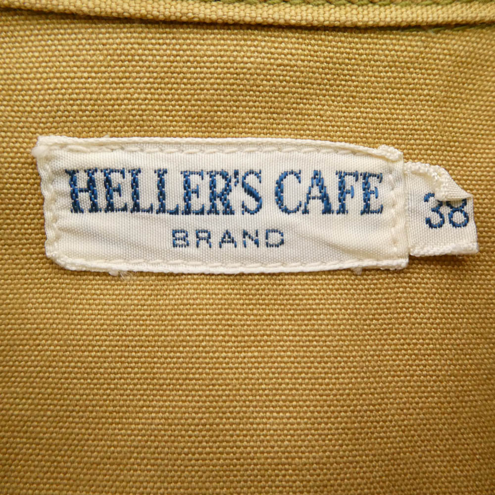 WAREHOUSE ウエアハウス HELLER'S CAF? ヘラーズカフェ コットン クルーザー ジェット ライトブラウン系 38【中古】