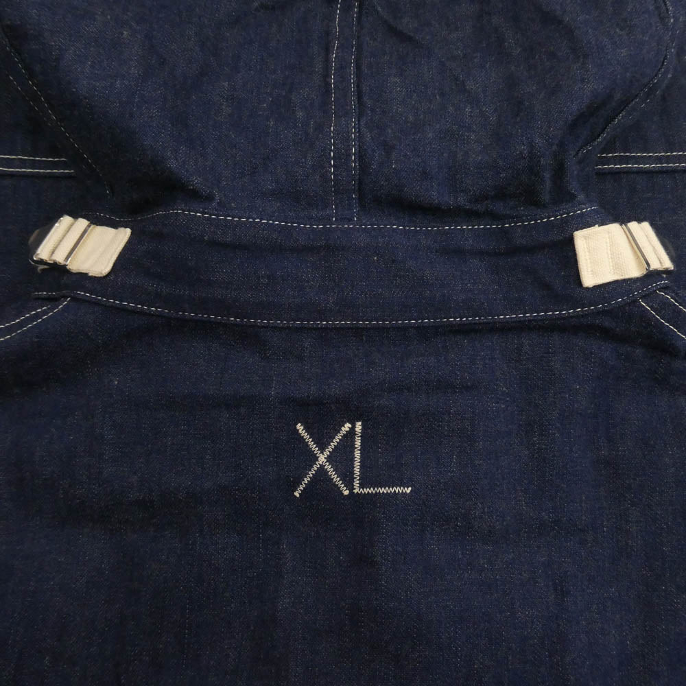 The REAL McCOY'S ザリアルマッコイズ U.S.NAVY デニム プルオーバー パーカー インディゴブルー系 XL【中古】