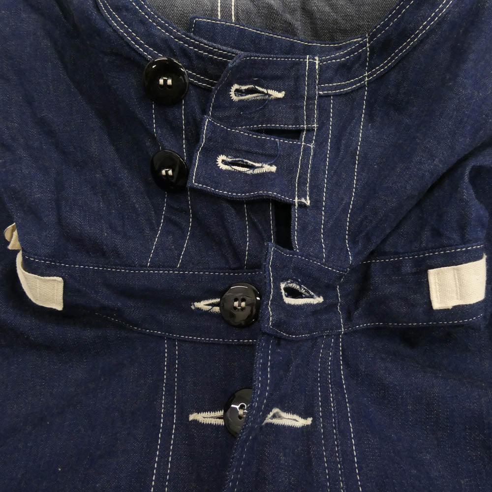 The REAL McCOY'S ザリアルマッコイズ U.S.NAVY デニム プルオーバー パーカー インディゴブルー系 XL【中古】