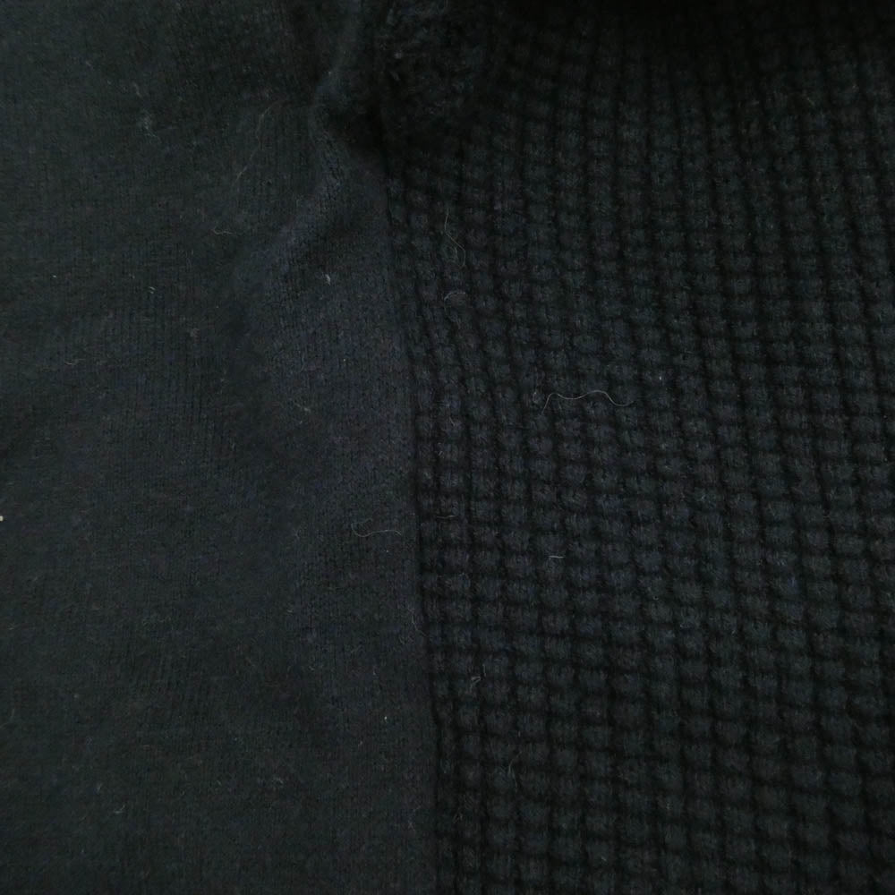 BEAMS ビームス 22AW 11-15-0026-156 × SSZ エスエスズィー BOTH SIDE KNIT クルーネック スウェット トレーナー ダークネイビー系 L【中古】