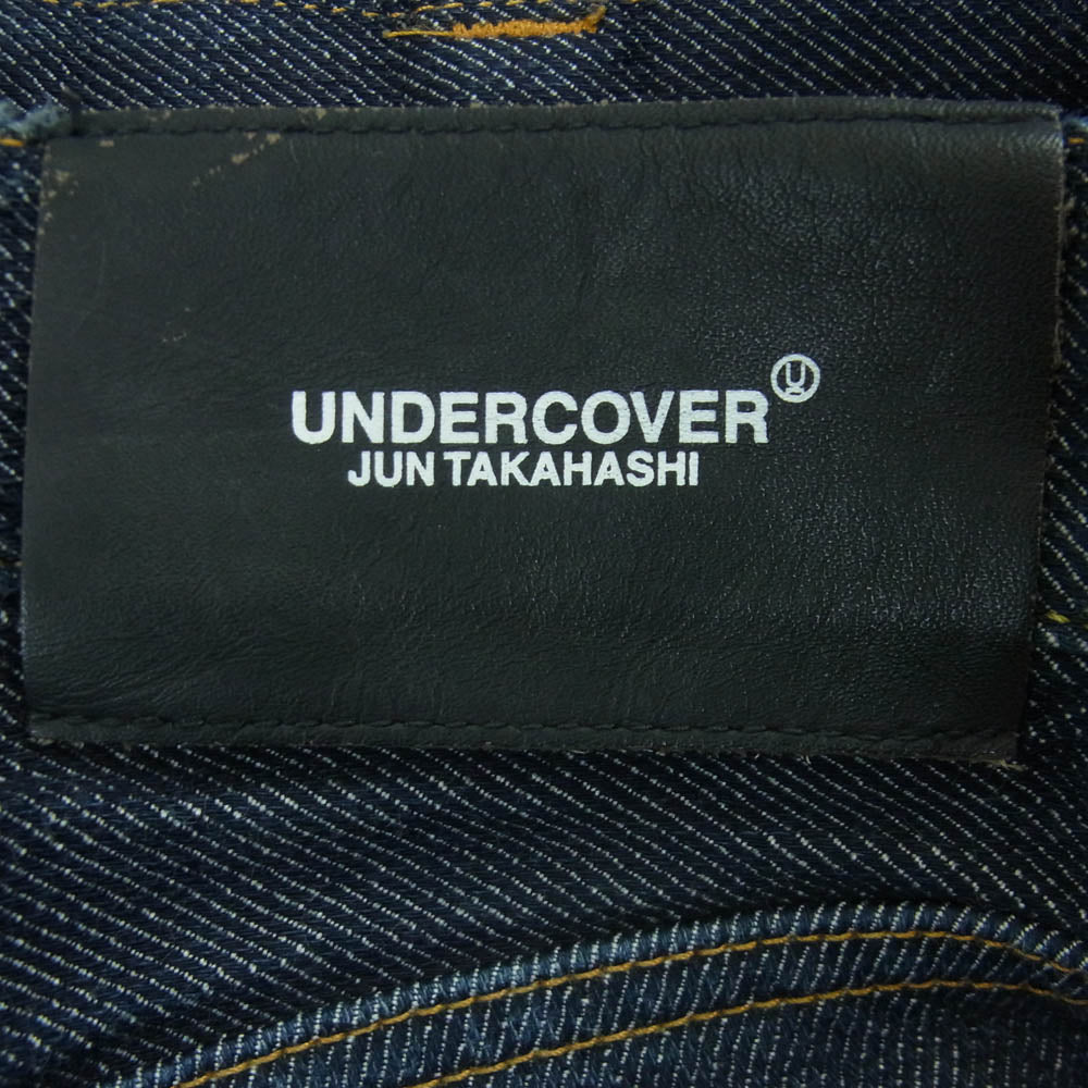 UNDERCOVER アンダーカバー 20SS UCY4505 ジップフライ ストレート デニム パンツ ジーンズ インディゴブルー系 1【中古】