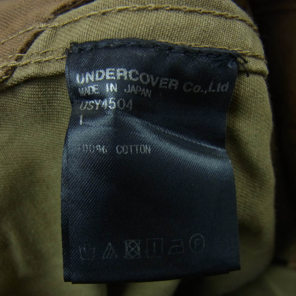 UNDERCOVER アンダーカバー USY4504 THE SHEPHERD ザシェパード イージー チノ ロング パンツ ベージュ系 1【中古】