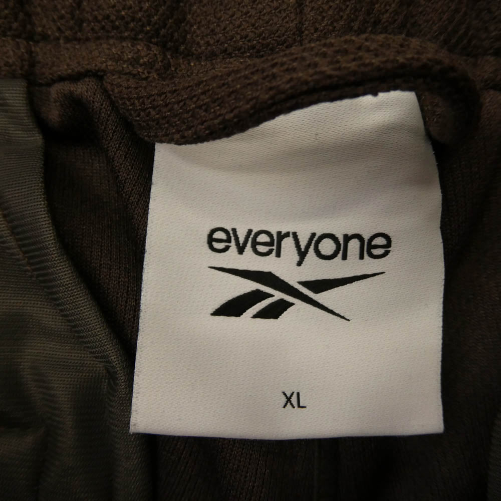 エブリワン 24AW RB00057 × Reebok CLASSIC TRACK PANTS リーボック クラシックトラックパンツ イージーパンツ ブラウン系 XL【中古】