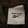 エブリワン 24AW RB00057 × Reebok CLASSIC TRACK PANTS リーボック クラシックトラックパンツ イージーパンツ ブラウン系 XL【中古】
