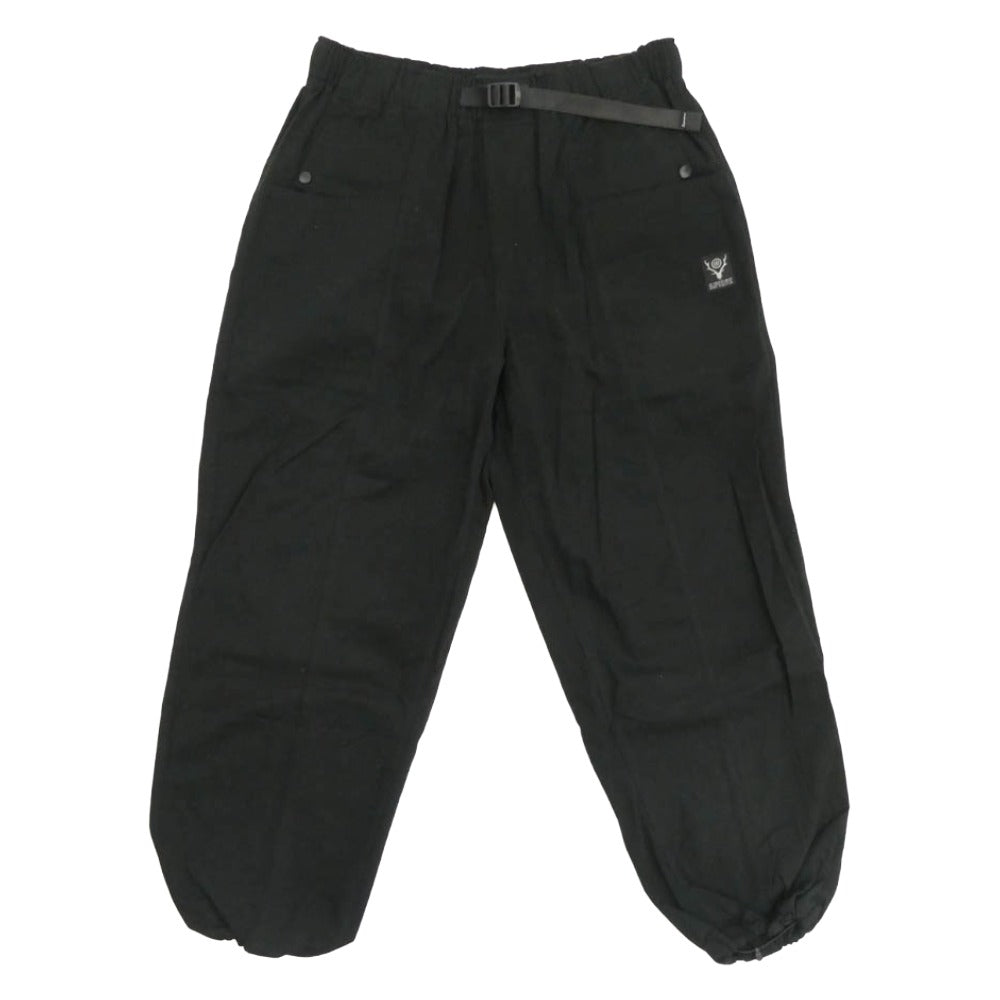Supreme シュプリーム × South2 West8 Belted Pant サウスツーウエストエイト ベルテッド パンツ コットンツイル イージーパンツ ブラック系 S【中古】