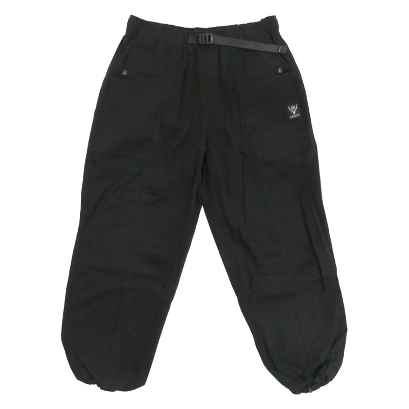 Supreme シュプリーム × South2 West8 Belted Pant サウスツーウエストエイト ベルテッド パンツ コットンツイル イージーパンツ ブラック系 S【中古】