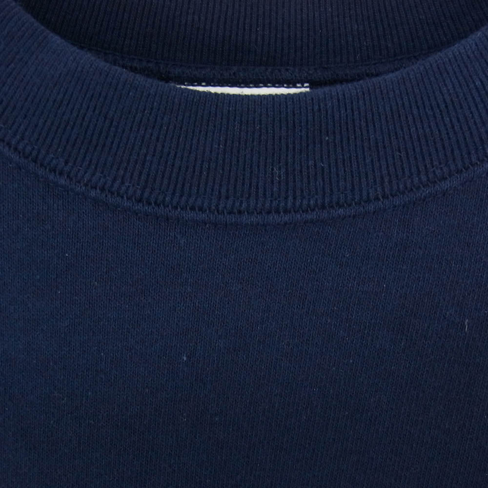 WTAPS ダブルタップス 22AW 222ATDT-CPM02S LOCKS SWEATER ロックス クルーネック ロゴ プリント スウェット シャツ ネイビー系 X04【中古】