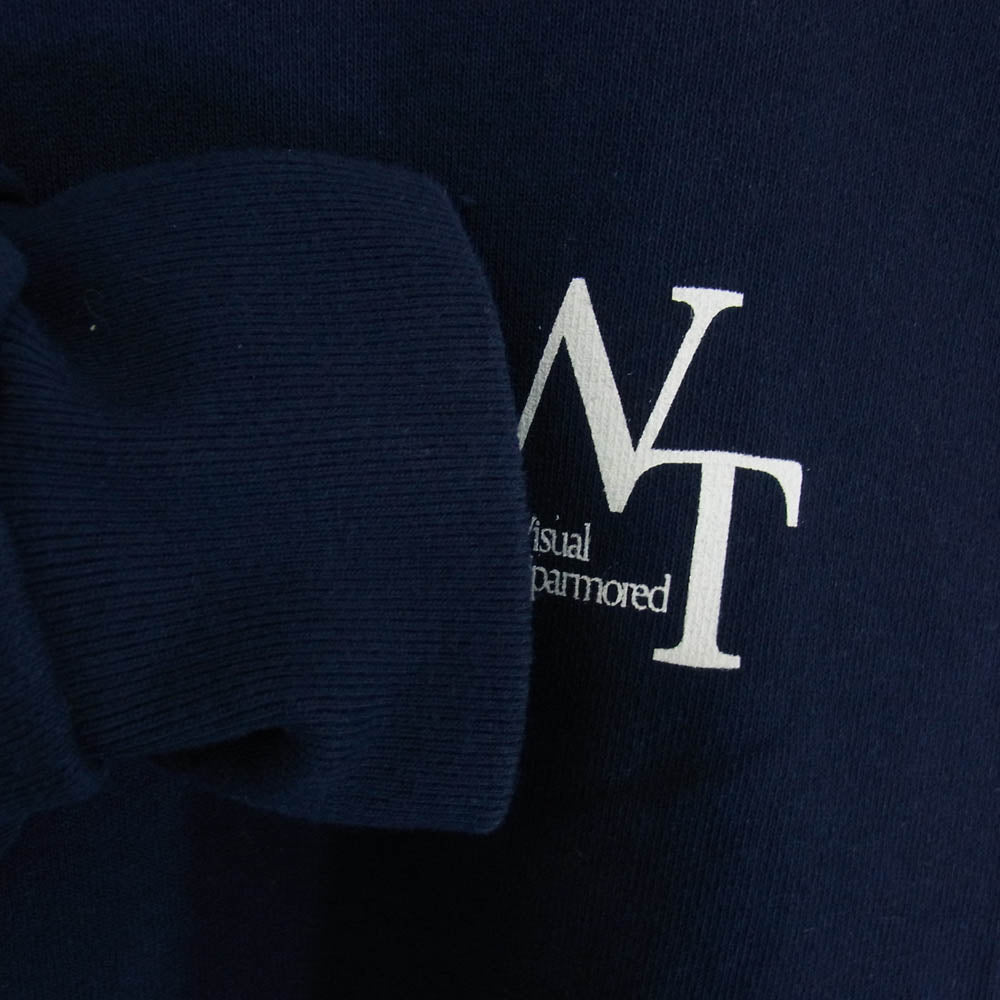 WTAPS ダブルタップス 22AW 222ATDT-CPM02S LOCKS SWEATER ロックス クルーネック ロゴ プリント スウェット シャツ ネイビー系 X04【中古】