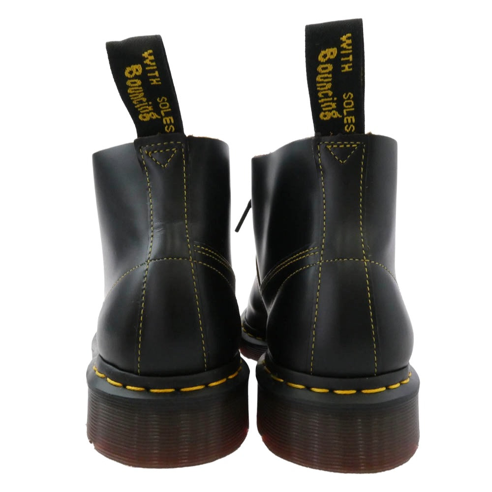 Dr.Martens ドクターマーチン 16054001 CHURCH モンキー 5ホール ブーツ ブラック系 UK8【極上美品】【中古】